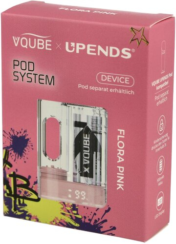 Vqube Upends Pod System Akkuträger Flora Pink Vqube Upends Pod System Akkuträger Flora Pink