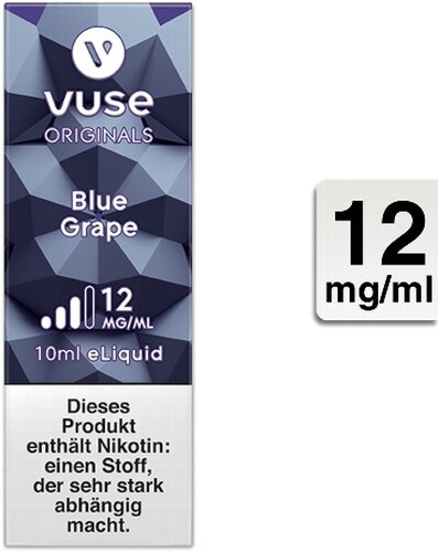 Vuse Bottle Blue Grape 12mg 10ml Liquid Vuse Bottle Blue Grape 12mg 10ml Liquid