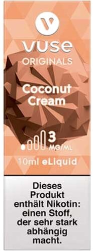 Vuse Bottle Coconut Cream 3mg 10ml Liquid Vuse Bottle Coconut Cream 3mg 10ml Liquid