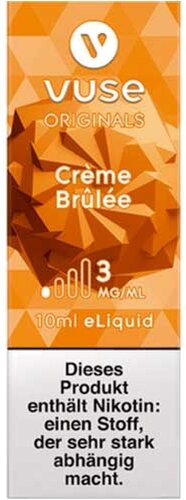 Vuse Bottle Creme Brülee 3mg 10ml Liquid