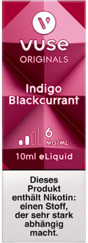 Vuse Bottle Indigo Blackcurrant 6 mg Liquid Vuse Bottle Indigo Blackcurrant 6 mg Liquid