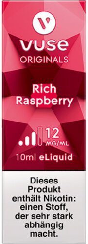 Vuse Bottle Rich Raspberry 12mg Liquid
