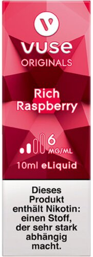 Vuse Bottle Rich Raspberry 6 mg Nikotin Vuse Bottle Rich Raspberry 6 mg Nikotin