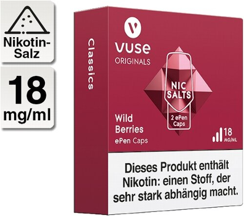 Vuse ePen Caps wild berries 18mg Nikotin