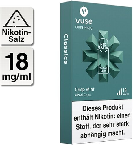 Vuse ePOD Caps Crisp Mint 18mg