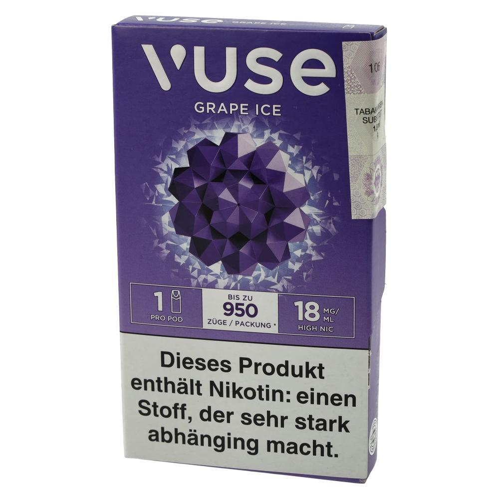 Vuse PRO Smart Caps Grape Ice 1 Stück je 18mg/ml Vuse PRO Smart Caps Grape Ice 1 Stück je 18mg/ml