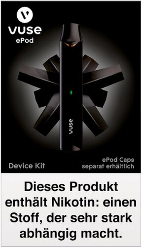 Vuse ePOD Device Kit Schwarz