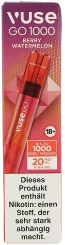 Vuse Go 1000 Berry Watermelon 20mg Einweg E-Zigarette