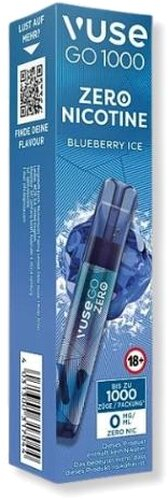 Vuse Go 1000 Einweg E-Zigarette Blueberry Ice 0mg