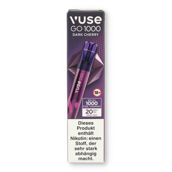 Vuse Go 1000 Einweg E-Zigarette Dark Cherry 20mg