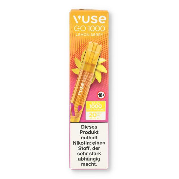 Vuse Go 1000 Einweg E-Zigarette Lemon Berry 20mg