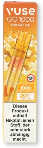 Vuse Go 1000 Einweg E-Zigarette Mango Ice 20mg