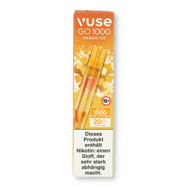 Vuse Go 1000 Einweg E-Zigarette Mango Ice 20mg