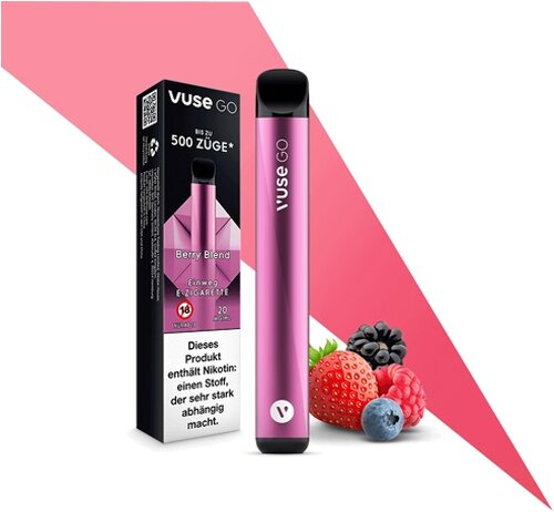 Vuse Go Einweg E-Zigarette Berry Blend 20mg/ml Nikotin Vuse Go Einweg E-Zigarette Berry Blend 20mg/ml Nikotin