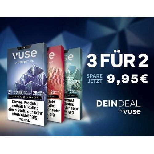 Vuse Pod Aktion - Kaufe 3 Zahle 2