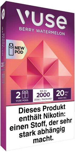 Vuse Pod Core Berry Watermelon 2 Stück je 20mg/ml Vuse Pod Core Berry Watermelon 2 Stück je 20mg/ml