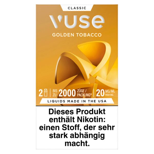 Vuse Pods Golden Tobacco 2 Stück je 20mg/ml