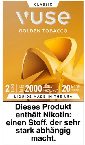 Vuse Pod Core Golden Tobacco 2 Stück je 20mg/ml Vuse Pod Core Golden Tobacco 2 Stück je 20mg/ml