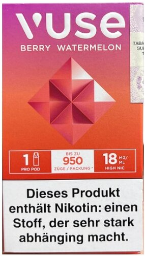Vuse PRO Smart Caps Berry Watermelon 1 Stück je 18mg/ml