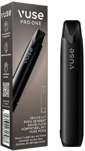 Vuse Pro One Device Kit Pen Schwarz Vuse Pro One Device Kit Pen Schwarz