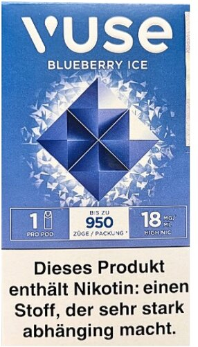 Vuse PRO Smart Caps Blueberry Ice 1 Stück je 18mg/ml