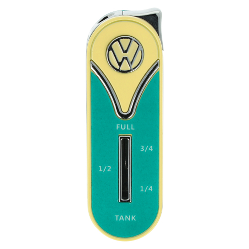 VW Feuerzeug Fuel Gauge Gelb-Türkis VW Feuerzeug Fuel Gauge Gelb-Türkis