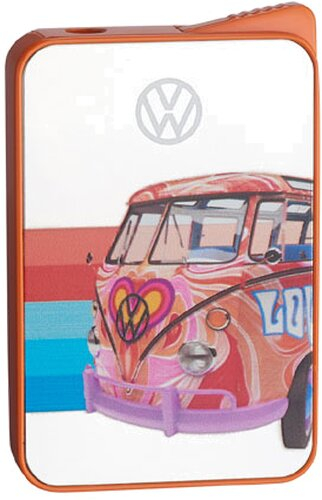 VW Feuerzeug Mirror Metall Orange VW Feuerzeug Mirror Metall Orange