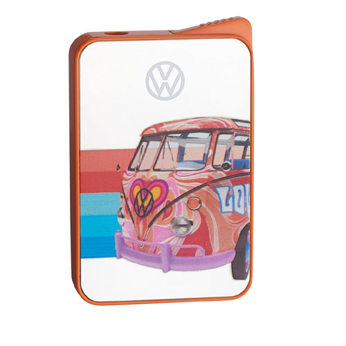 VW Feuerzeug Mirror Metall Orange VW Feuerzeug Mirror Metall Orange