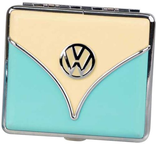 VW Zigarettenetui Creme-Blau