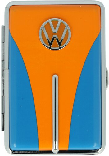 VW Zigarettenetui Orange-Blau 12er