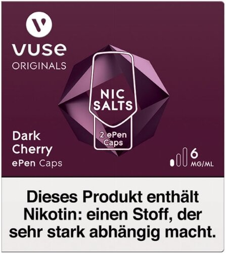 Vuse ePen3 Caps Dark Cherry 6mg Vuse ePen3 Caps Dark Cherry 6mg