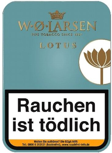 W. O. Larsen Lotus Pfeifentabak 100g Dose W. O. Larsen Lotus Pfeifentabak 100g Dose