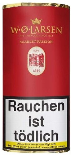 W. O. Larsen Scarlett Passion Pfeifentabak 50g Päckchen W. O. Larsen Scarlett Passion Pfeifentabak 50g Päckchen
