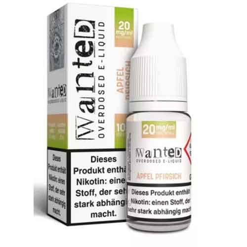Wanted Overdosed Apfel Pfirsich 20mg Nikotinsalzliquid Wanted Overdosed Apfel Pfirsich 20mg Nikotinsalzliquid