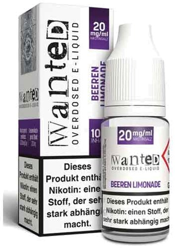 Wanted Overdosed  Beeren Limonade 20mg Nikotinsalzliquid