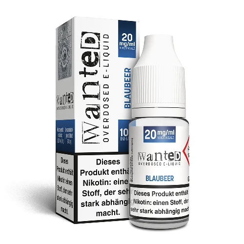 Wanted Overdosed Blaubeer 20mg Nikotinsalzliquid Wanted Overdosed Blaubeer 20mg Nikotinsalzliquid