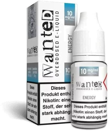 Wanted Overdosed  Energy 10mg  Nikotinsalzliquid