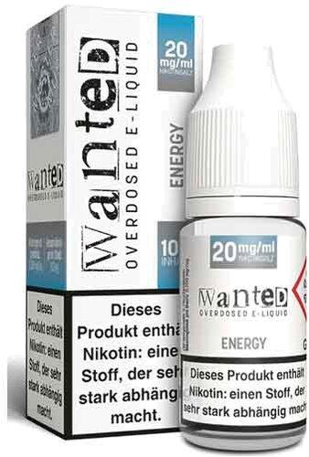 Wanted Overdosed  Energy 20mg Nikotinsalzliquid
