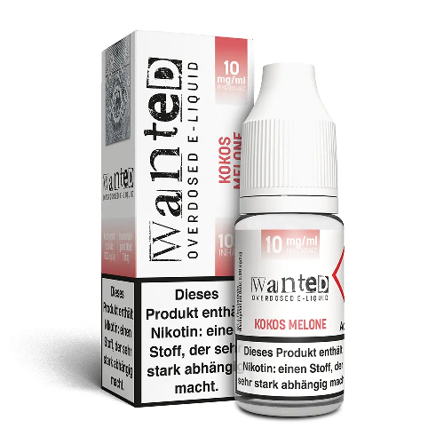 Wanted Overdosed Kokos Melone 10mg Nikotinsalzliquid Wanted Overdosed Kokos Melone 10mg Nikotinsalzliquid