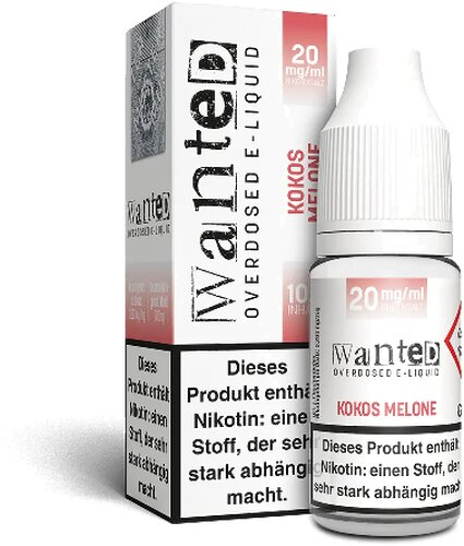 Wanted Overdosed Kokos Melone 20mg Nikotinsalzliquid