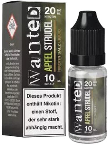 Wanted Overdosed Nikotinsalzliquid Apfelstrudel 20mg Wanted Overdosed Nikotinsalzliquid Apfelstrudel 20mg