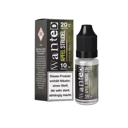 Wanted Overdosed Nikotinsalzliquid Apfelstrudel 20mg Wanted Overdosed Nikotinsalzliquid Apfelstrudel 20mg