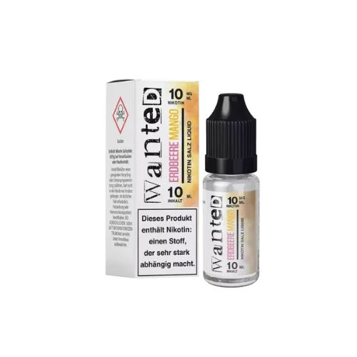 Wanted Overdosed Nikotinsalzliquid Erdbeere Mango 10mg Wanted Overdosed Nikotinsalzliquid Erdbeere Mango 10mg