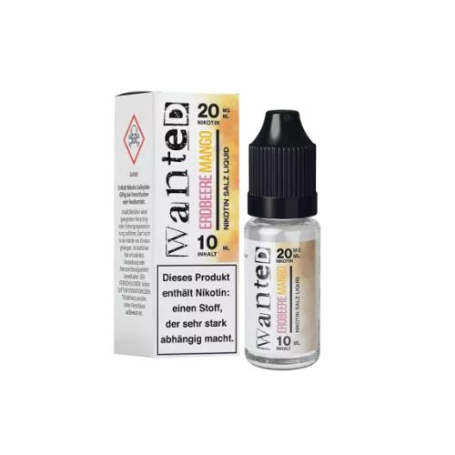 Wanted Overdosed Nikotinsalzliquid Erdbeere Mango 20mg Wanted Overdosed Nikotinsalzliquid Erdbeere Mango 20mg