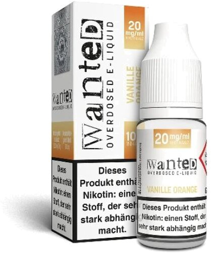 Wanted Overdosed Nikotinsalzliquid Vanille Orange 20mg