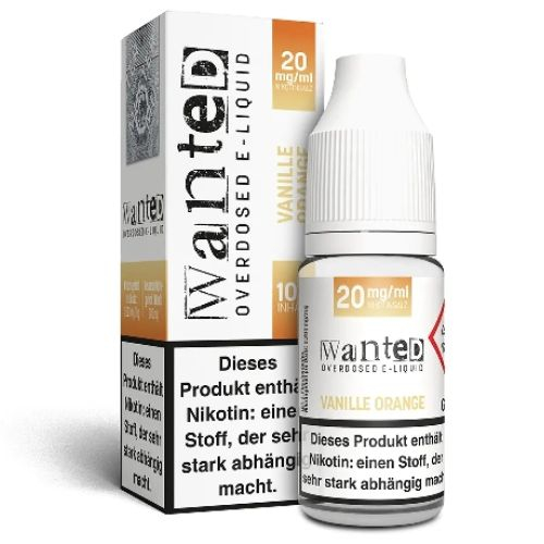 Wanted Overdosed Nikotinsalzliquid Vanille Orange 20mg