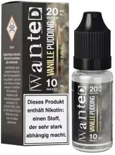 Wanted Overdosed Nikotinsalzliquid Vanillepudding 20mg Wanted Overdosed Nikotinsalzliquid Vanillepudding 20mg