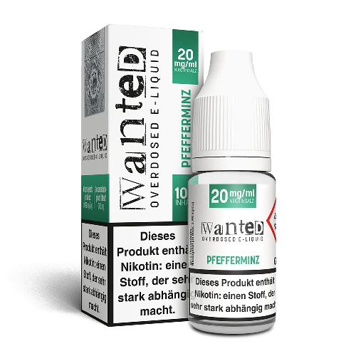 Wanted Overdosed Pfefferminz 20mg Nikotinsalzliquid Wanted Overdosed Pfefferminz 20mg Nikotinsalzliquid