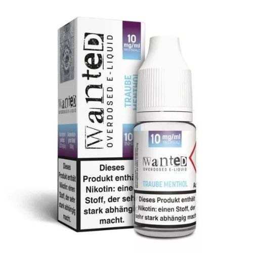 Wanted Overdosed Traube Menthol 10mg Nikotinsalzliquid Wanted Overdosed Traube Menthol 10mg Nikotinsalzliquid