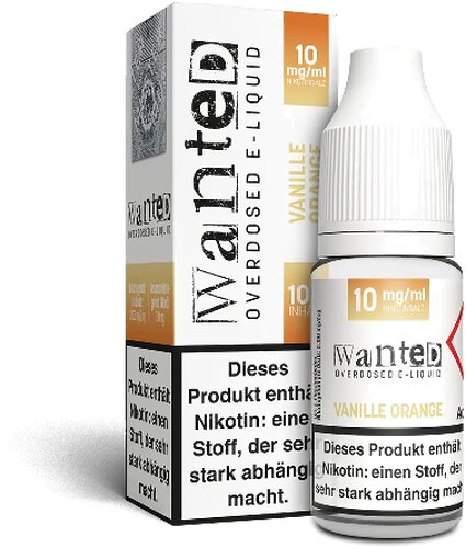 Wanted Overdosed Vanille Orange 10mg Nikotinsalzliquid